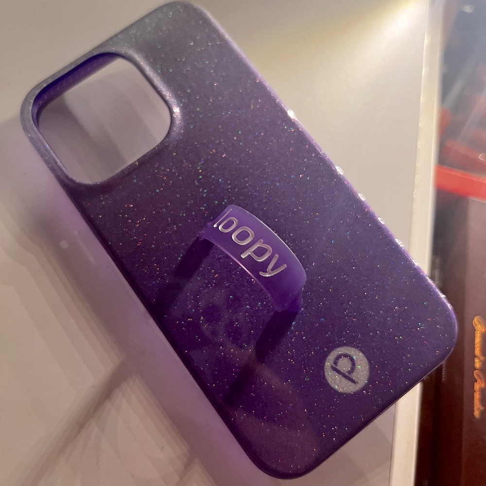 Loopy iPhone 13 Pro purple ombré case